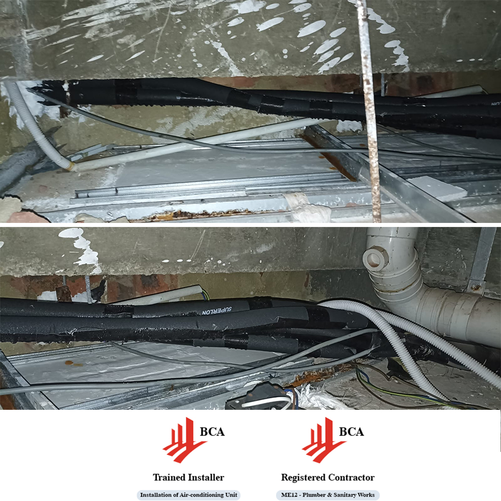 Aircon Refrigerant Pipe Leaking water-02