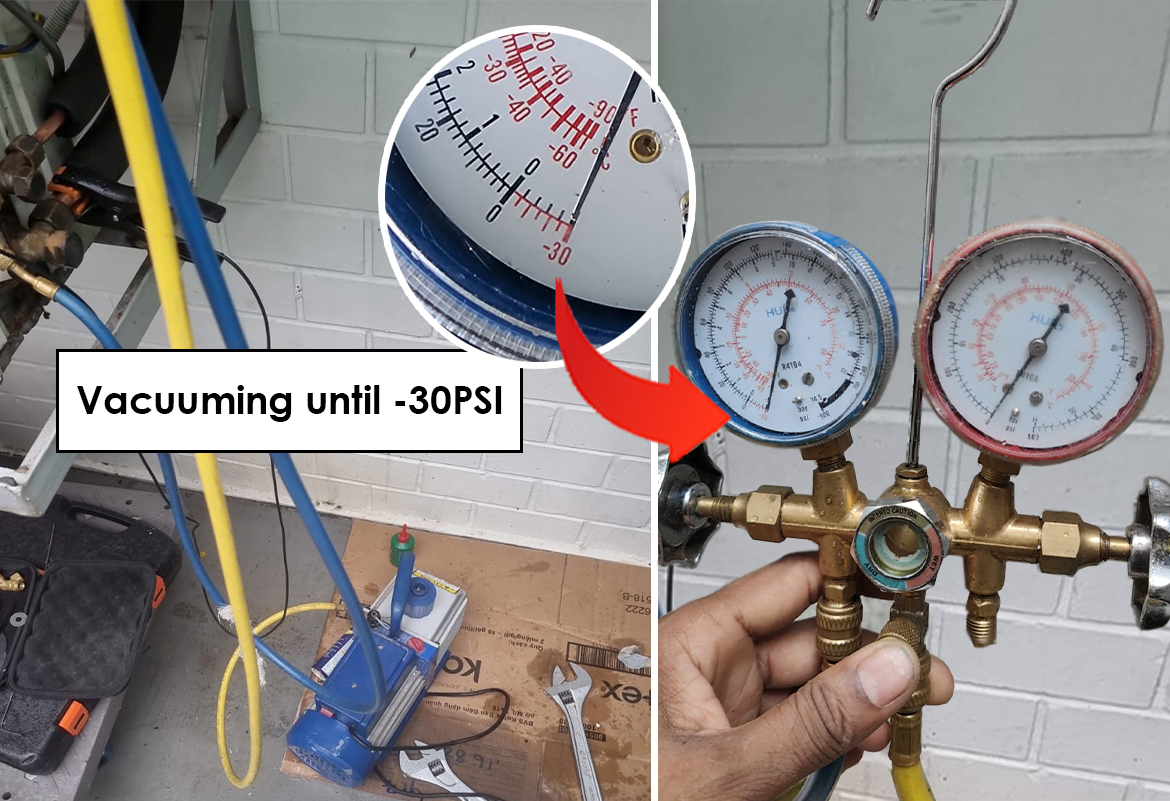 How to Vacuum an AC System00