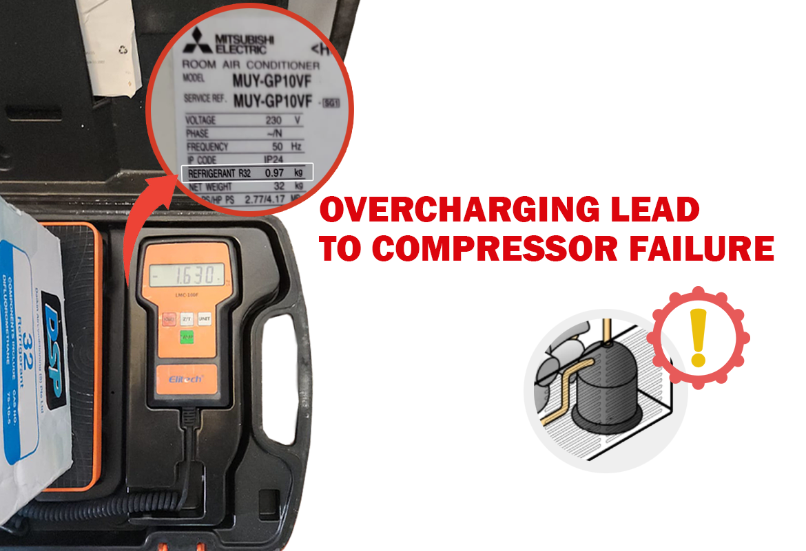 Overcharging Aircon Lead To Compressor Failure