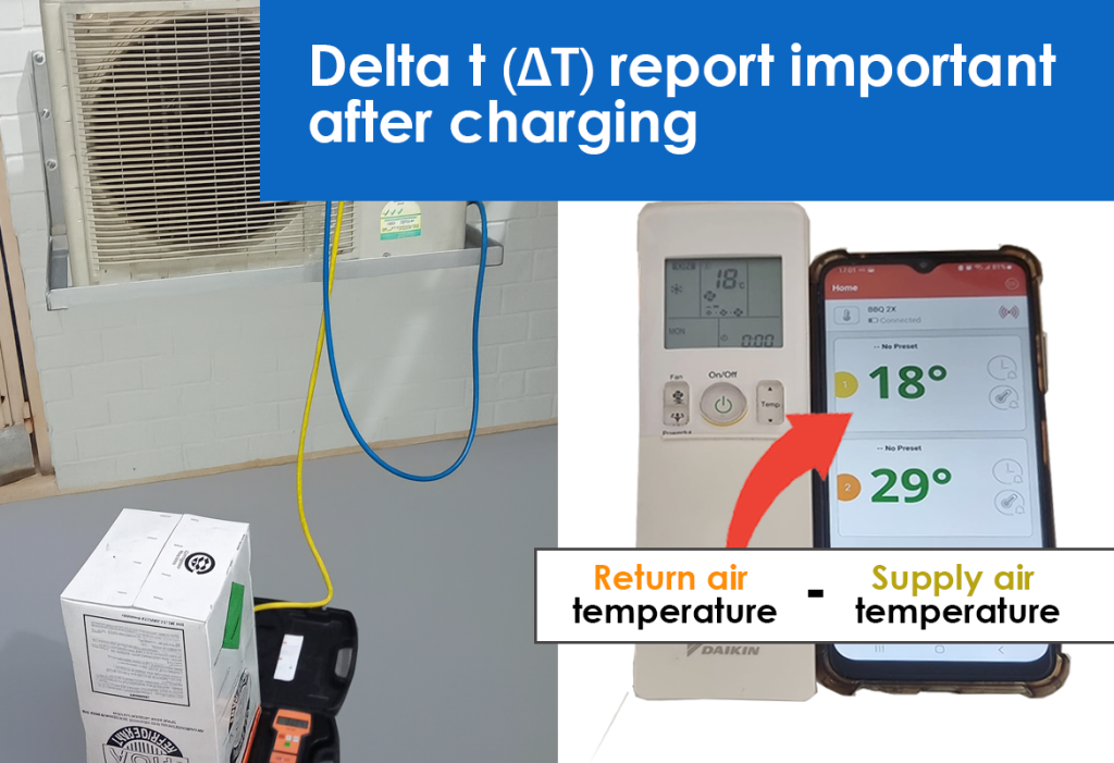 delta t report important after charging