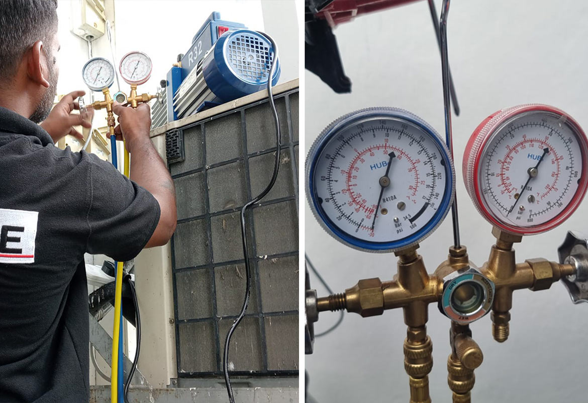 Importance of vacuuming before commissioning